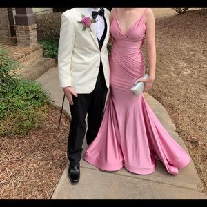 Jessica Angel #345  satin jersey gown